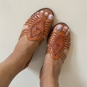 Leather sandals